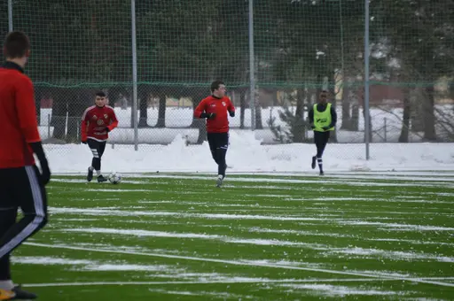 Matchen slutar 1-0 till Håbo FF Röd!