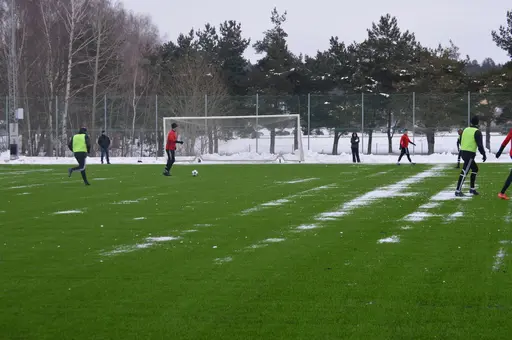 Matchen slutar 1-0 till Håbo FF Röd!