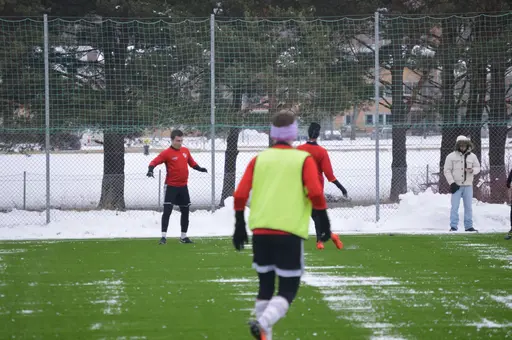 Matchen slutar 1-0 till Håbo FF Röd!