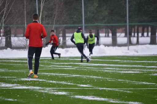 Matchen slutar 1-0 till Håbo FF Röd!