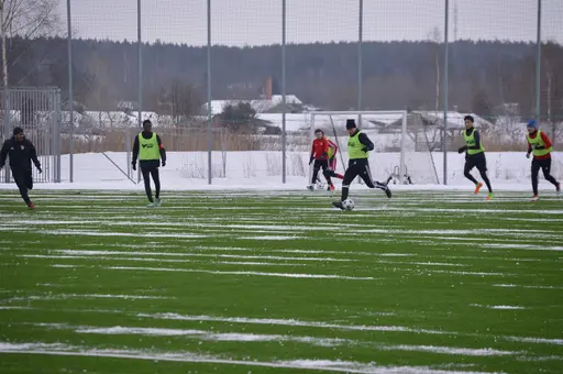 Matchen slutar 1-0 till Håbo FF Röd!