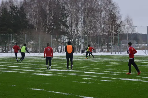 Matchen slutar 1-0 till Håbo FF Röd!