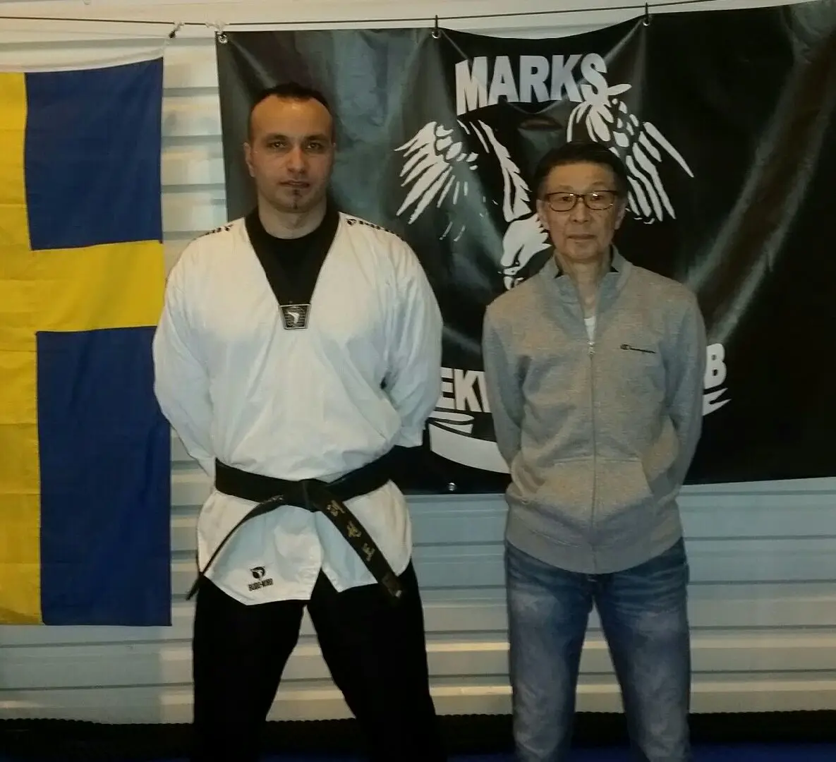 Fatmir och Yu Ping Kwong (Felix)