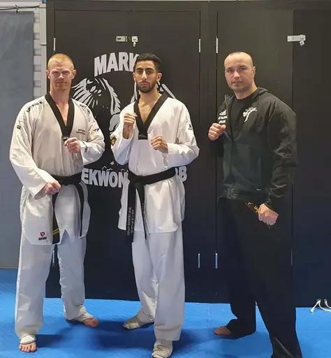 Motivationen flödar till att bli en ännu bättre Taekwondo utövare.