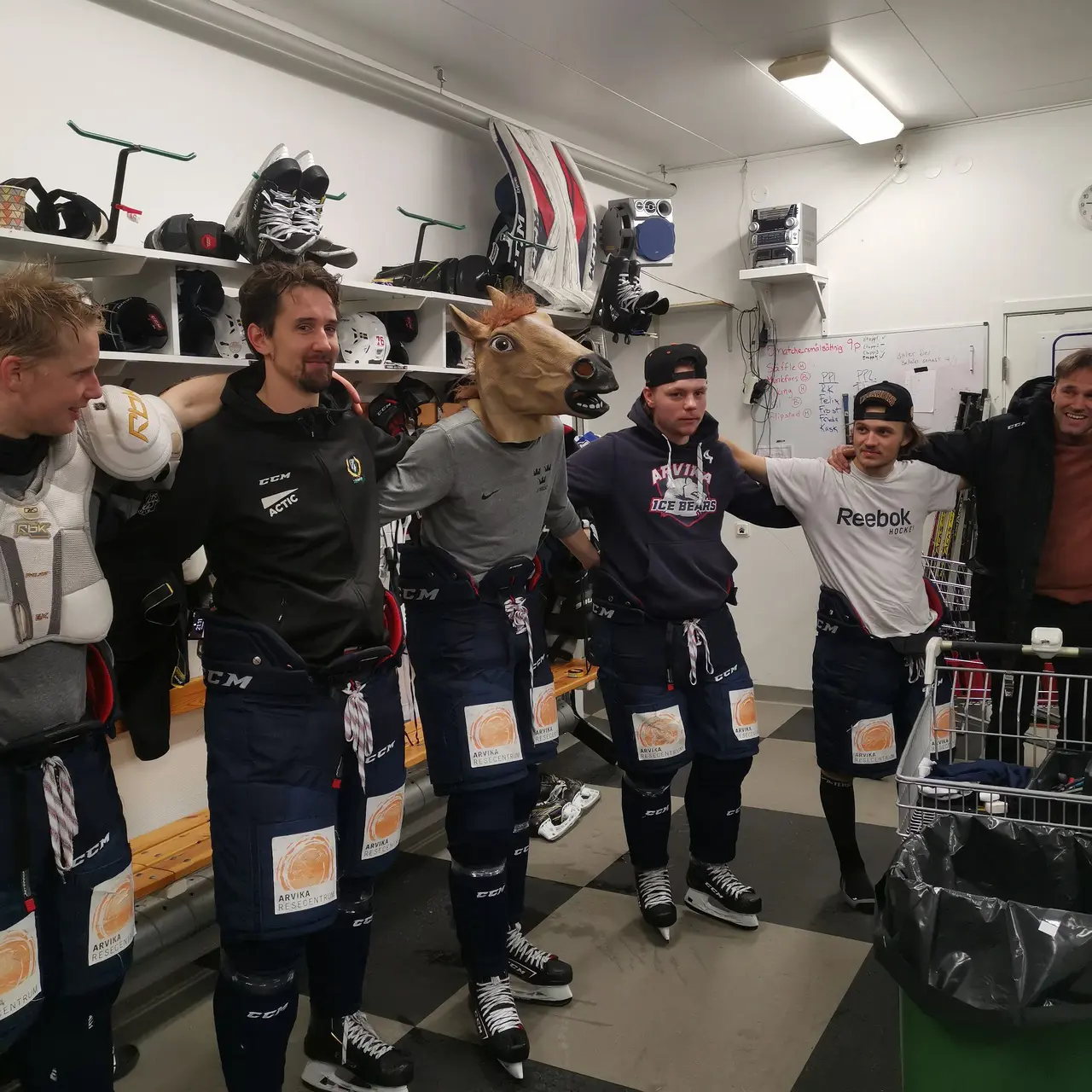Oliver Johansson fick utmärkelsen "matchens hästjobb"