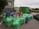 Saifs P06 och PF08 hade idag pantinsamling, och här är alla 79 säckarna också!!!