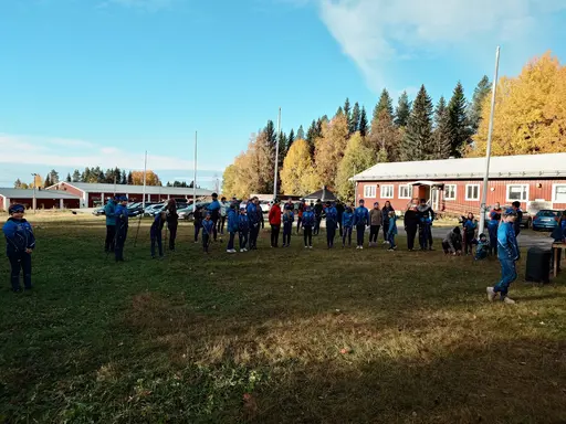Läger på skidstugan 5 oktober 2024.