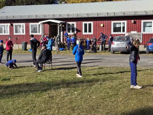 Läger på skidstugan 5 oktober 2024.
