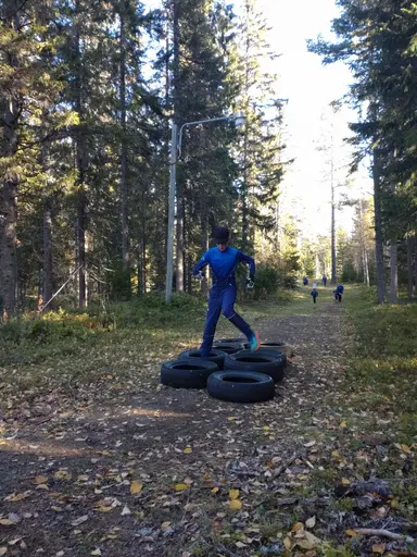 Läger på skidstugan 5 oktober 2024.