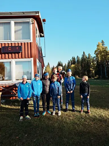 Läger på skidstugan 5 oktober 2024.