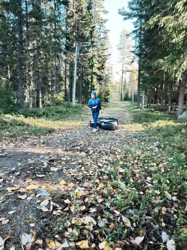 Läger på skidstugan 5 oktober 2024.