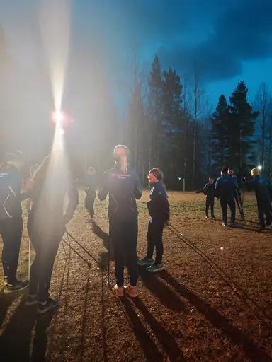 Sista träningen innan lov med fika såklart !