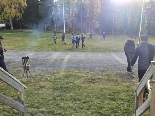 Läger på skidstugan 5 oktober 2024.