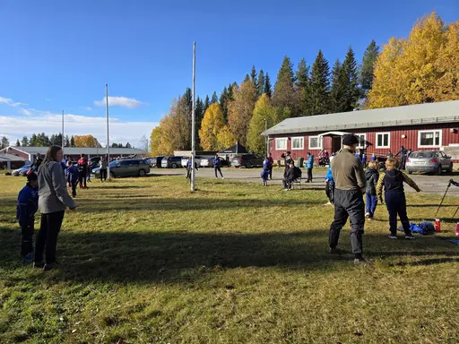 Läger på skidstugan 5 oktober 2024.