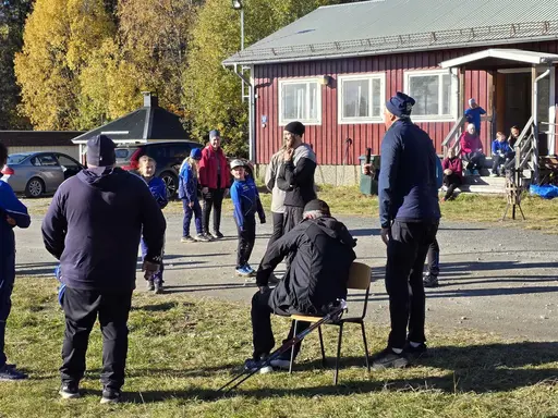 Läger på skidstugan 5 oktober 2024.