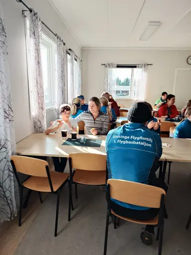 Läger på skidstugan 5 oktober 2024.
