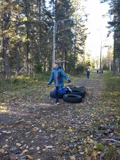 Läger på skidstugan 5 oktober 2024.