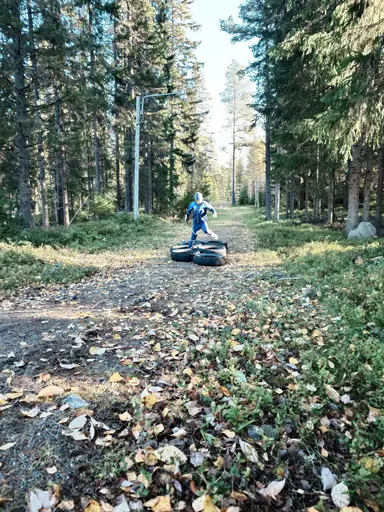 Läger på skidstugan 5 oktober 2024.