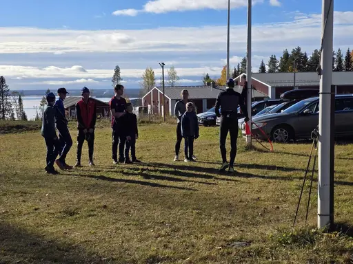 Läger på skidstugan 5 oktober 2024.