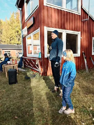 Läger på skidstugan 5 oktober 2024.