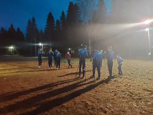 Sista träningen innan lov med fika såklart !