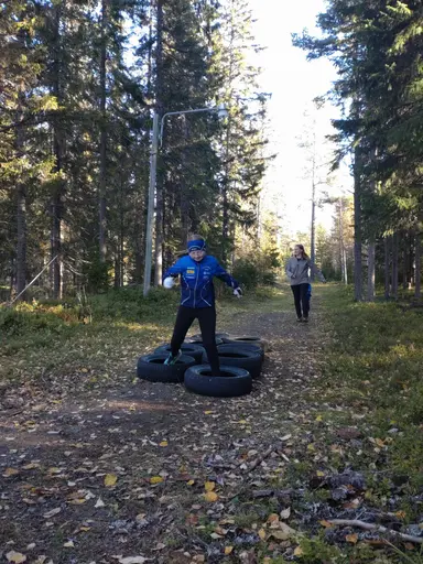 Läger på skidstugan 5 oktober 2024.