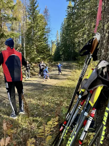Läger på skidstugan 5 oktober 2024.