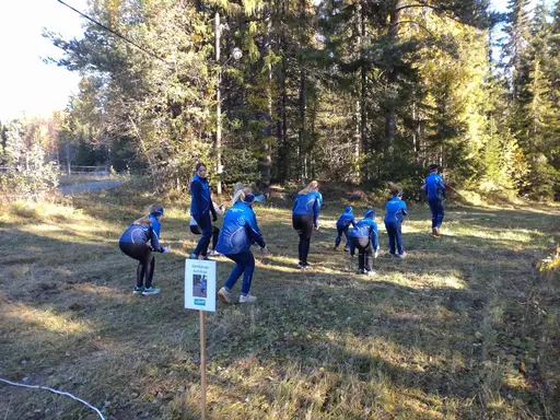 Läger på skidstugan 5 oktober 2024.