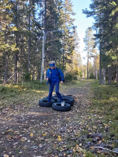 Läger på skidstugan 5 oktober 2024.