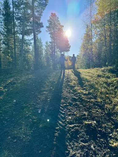 Läger på skidstugan 5 oktober 2024.