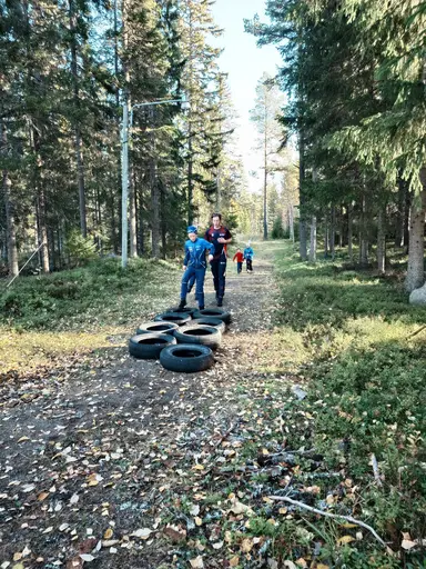 Läger på skidstugan 5 oktober 2024.