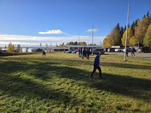 Läger på skidstugan 5 oktober 2024.