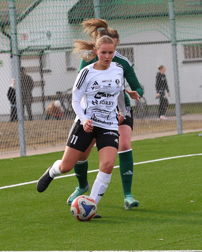 BK:s mål mot Enköping gjordes av Olivia Kämpe Blomberg. FOTO Fredrik Adolfsson