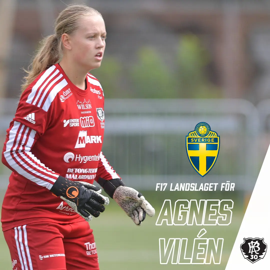 Agnes packar resväskan och åker med F17 landslaget till Rumäninen. Foto: Robert Bjarnefeldt