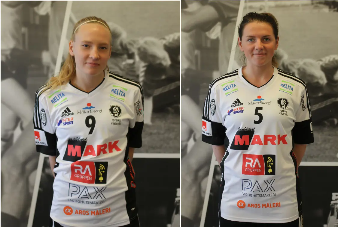 Cassandra och Sofia har bidragit starkt till IK Uppsalas framgång. Foto: Anders Rejdemark