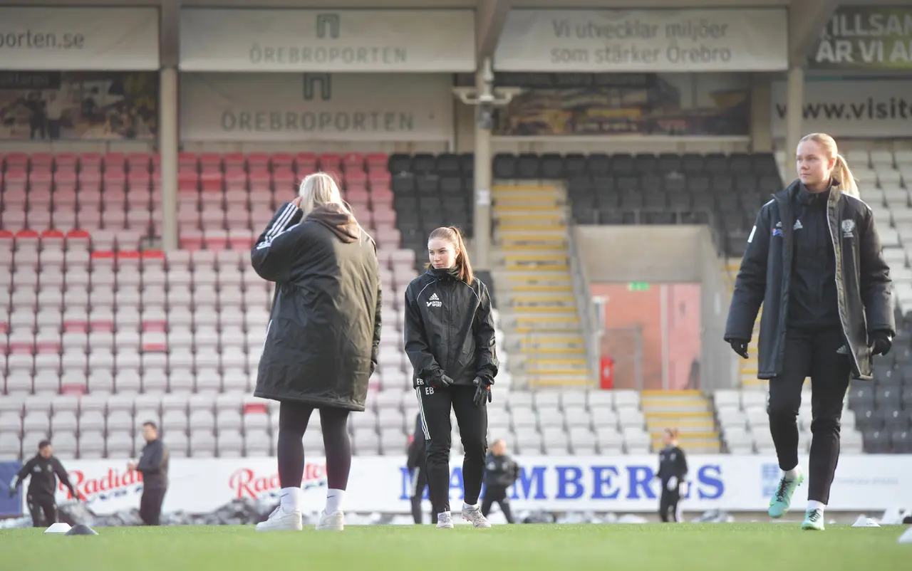 Match på Behrn Arena! Foto: Robert Bjarnefeldt