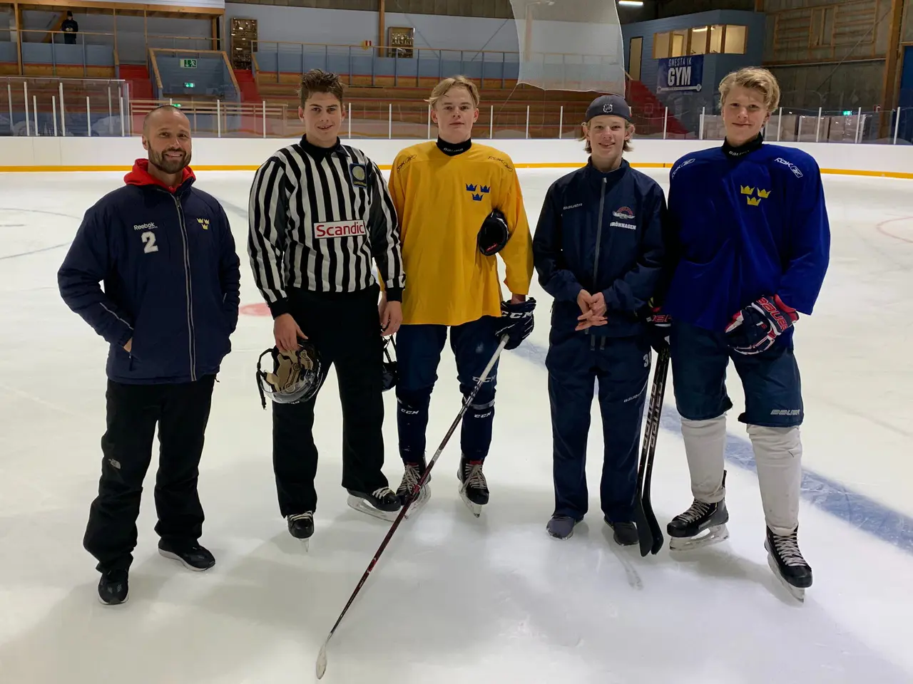 Henrik Nordlund, Edvin Nordberg, Sebastian Lillsund, Isac Grönhagen, Adam Schölander