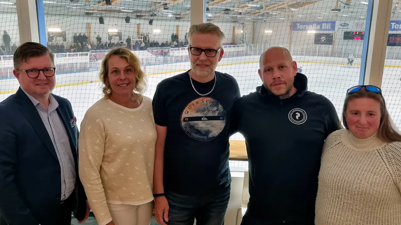 Fr.v: Ulf Ohlfeldt, Christina Pernstål, Anders Eriksson, Robert Öberg och Maria Johansson.