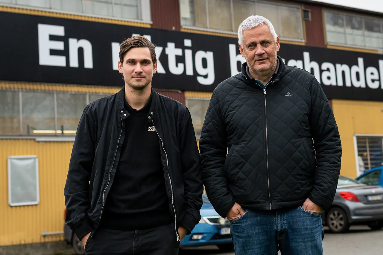 Foto från vänster: Victor Nyberg, Marknadschef / Olof Nyberg, VD