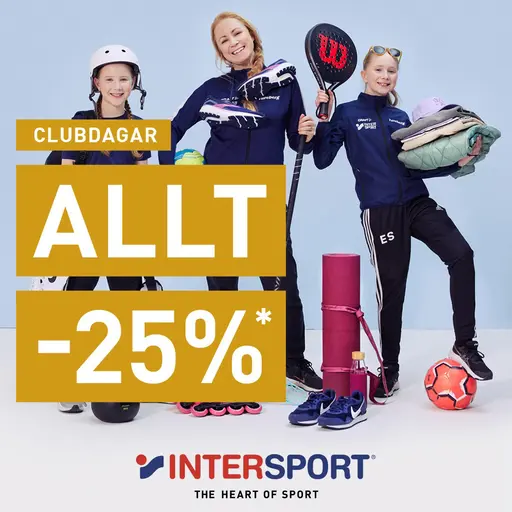 clubdagar på Intersport 22/3-2/4