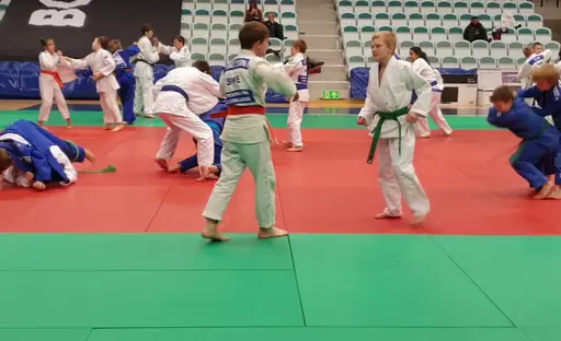 Oliver och Marcus kämpade på bra under lägret