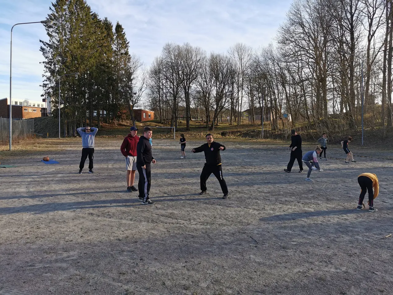 Bild tagen vid på förra måndagens träningspass.