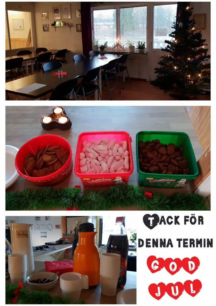 Efter passet bjöds det på julfika