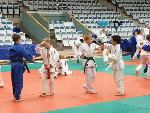 Oliver och Marcus kämpade på bra under lägret