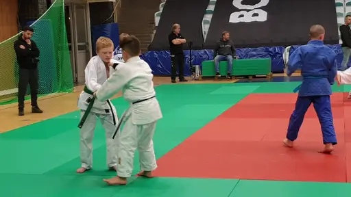 Oliver och Marcus kämpade på bra under lägret