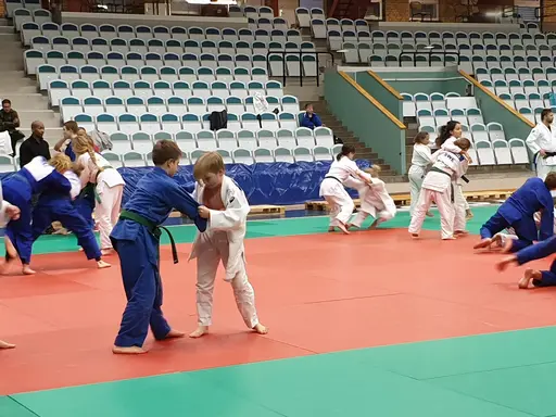Oliver och Marcus kämpade på bra under lägret