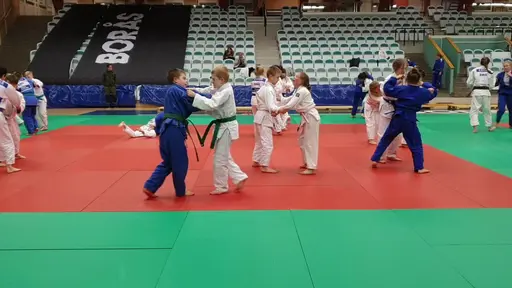 Oliver och Marcus kämpade på bra under lägret