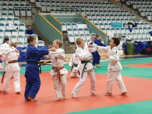 Oliver och Marcus kämpade på bra under lägret