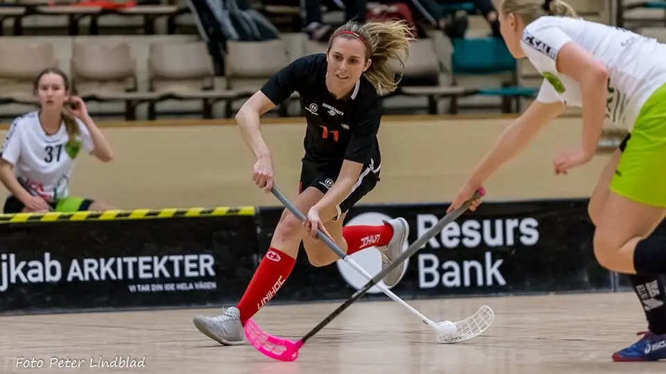Felicia Petersson gör ännu en mycket bra säsong i Falcons. Foto: Peter Lindblad.