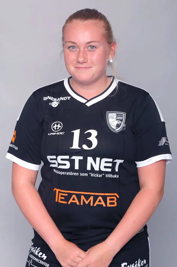 Matchens spelare med tre mål i matchen mot Willands IBK, Hannah Nilsson. Foto: Express-Bild